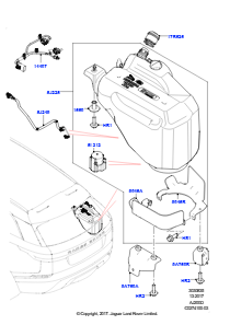 35AG Einspritzsystem - Reduktionsmittel L560 RANGE ROVER VELAR 2017 > (L560),Mit Reduktionsmitteltank