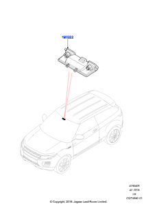 05D Kameraausrüstung L538 RANGE ROVER EVOQUE 2012 - 2018 (L538),Werk Halewood