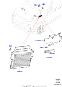 05D Module und Sensoren - Motor L462 DISCOVERY 5 2017 > (L462),3,0 l DOHC GDI SC V6 BENZIN