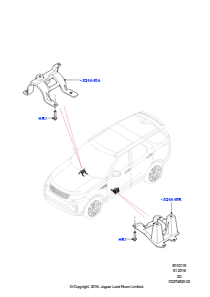 15B Bodenbleche Mitte und hinten L462 DISCOVERY 5 2017 > (L462),2.0L I4 DSL MID DOHC AJ200