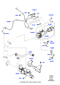 25F Turbolader L560 RANGE ROVER VELAR 2017 > (L560),3.0L V6 Dieselmotor