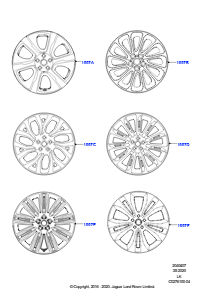 07B Ersatzrad L405 RANGE ROVER 2013 - 2022