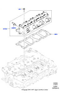 20AA Variable Ventilhubeinheit L494 RANGE ROVER SPORT 2014 - 2022 (L494),2.0L I4 DOHC AJ200 Benz., mittl. L.