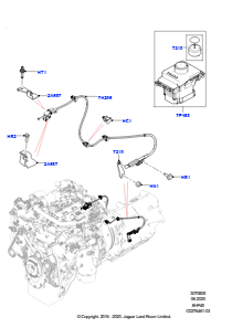 05F Schaltung (Automatisches Getriebe) L560 RANGE ROVER VELAR 2017 > (L560),2.0L I4 DSL MID DOHC AJ200