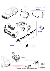 10B KAROSSERIE-STYLINGELEMENTE - AUSSEN L405 RANGE ROVER 2013 - 2022,Normaler Radstand