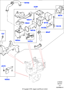 20C Kraftstoffbetriebener Zuheizer L494 RANGE ROVER SPORT 2014 - 2022 (L494),Elektrische Zusatzkühlmittelpumpe