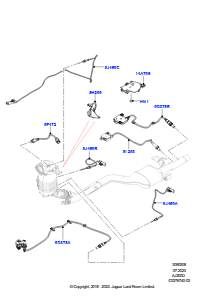 08AF Abgassensoren und Module L560 RANGE ROVER VELAR 2017 > (L560),LEV 160