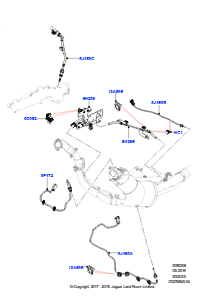 08P Abgassensoren und Module L560 RANGE ROVER VELAR 2017 > (L560),Stufe V plus DPF