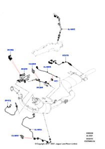 08R Abgassensoren und Module L560 RANGE ROVER VELAR 2017 > (L560),EU6 + DPF Emissionen