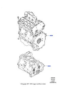 05AB Austauschmotor und Grundmotor L538 RANGE ROVER EVOQUE 2012 - 2018 (L538),Werk Halewood
