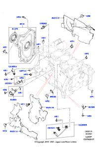 10AB Zyl.block/Verschlußstopfen/Deckel L538 RANGE ROVER EVOQUE 2012 - 2018 (L538),Werk Halewood