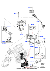20AJ Abgasrückführung L538 RANGE ROVER EVOQUE 2012 - 2018 (L538),Werk Halewood