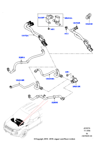 15C Heizungsschläuche L550 DISCOVERY SPORT 2015 > (L550),Werk Halewood