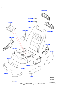 20D Polster, Verkl. & Heiz. - Vorders. L405 RANGE ROVER 2013 - 2022