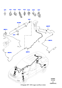 05B Kompressor - Luftfed. u. Leit. L494 RANGE ROVER SPORT 2014 - 2022 (L494),Mit Performance-Aufhängung