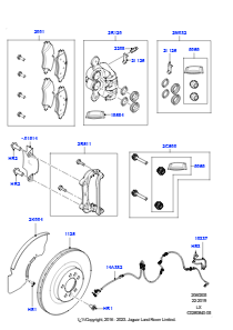 05P Bremsscheiben/Bremssättel vorn L494 RANGE ROVER SPORT 2014 - 2022 (L494),Version - Core