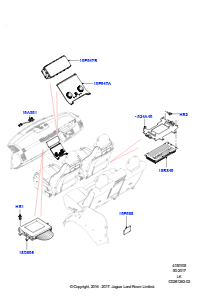 05B Audio-Ausstattung - Prod.ausf. L405 RANGE ROVER 2013 - 2022