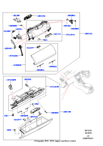 15B Handschuhkasten L494 RANGE ROVER SPORT 2014 - 2022 (L494)