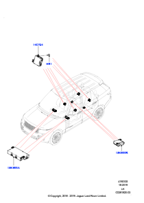 05E Module u. Sensoren - Fahrzeug L405 RANGE ROVER 2013 - 2022
