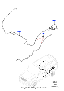 10AR Kraftstoffleitungen L462 DISCOVERY 5 2017 > (L462),2.0L I4 DOHC AJ200 Benz., hohe L.