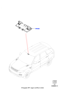 05E Kameraausrüstung L494 RANGE ROVER SPORT 2014 - 2022 (L494),Frontkamera