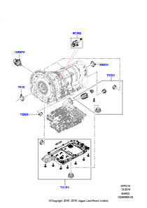 10A Externe Bauteile - Getriebe L560 RANGE ROVER VELAR 2017 > (L560),8HP Gen3 Hybrid Trans