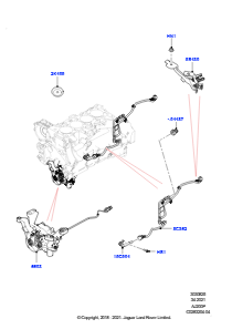 25AG Unterdr.steuerung & Lufteinblasung L494 RANGE ROVER SPORT 2014 - 2022 (L494),2.0L Aj200P Hallo Phev