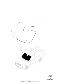 55C TOURING-ZUBEHÖR L405 RANGE ROVER 2013 - 2022,(+)"CDN/USA"