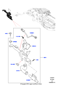 19B Auxilliary Circulation Coolant Pump L494 RANGE ROVER SPORT 2014 - 2022 (L494),Elektrische Zusatzkühlmittelpumpe