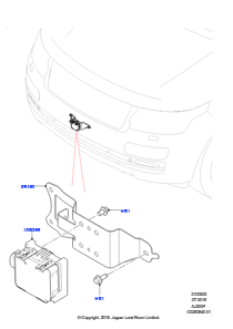 05C Geschwindigkeitsregelanlage L494 RANGE ROVER SPORT 2014 - 2022 (L494),2.0L I4 DOHC AJ200 Benz., mittl. L.