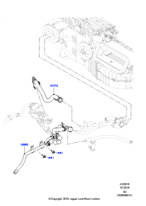 15AG Heizungsschläuche L462 DISCOVERY 5 2017 > (L462),3.0 V6 D Low MT REIHE