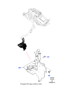 19B Auxilliary Circulation Coolant Pump L560 RANGE ROVER VELAR 2017 > (L560),Elektrische Zusatzkühlmittelpumpe