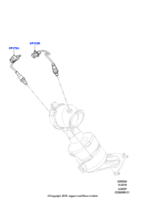 08AL Abgassensoren und Module L550 DISCOVERY SPORT 2015 > (L550),Gebaut in Brasilien