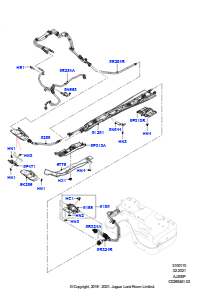 10BD Kraftstoffleitungen L538 RANGE ROVER EVOQUE 2012 - 2018 (L538),Gebaut in Brasilien