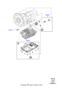 10F Externe Bauteile - Getriebe L462 DISCOVERY 5 2017 > (L462),2.0L I4 DSL HIGH DOHC AJ200