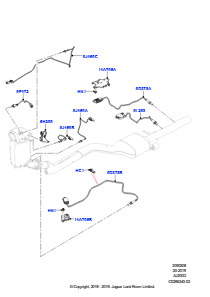 08AJ Abgassensoren und Module L560 RANGE ROVER VELAR 2017 > (L560),EU6D Diesel- + DPF-Emissionen
