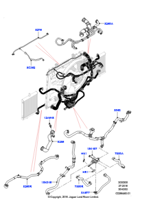 05G Leitungen u. Schläuche - Kühlsystem L462 DISCOVERY 5 2017 > (L462),3,0 l DOHC GDI SC V6 BENZIN