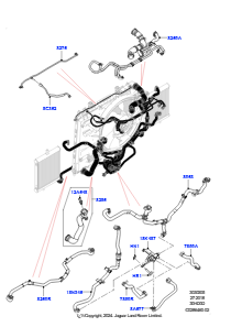 05G Leitungen u. Schläuche - Kühlsystem L462 DISCOVERY 5 2017 > (L462),3,0 l DOHC GDI SC V6 BENZIN