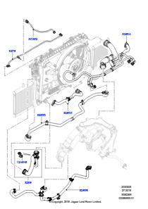 05D Leitungen u. Schläuche - Kühlsystem L494 RANGE ROVER SPORT 2014 - 2022 (L494),5.0LP Aj133 Dohc Cda S/C Enhanced
