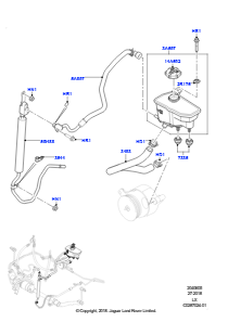 05BE Aktives Stabilisatorsystem L494 RANGE ROVER SPORT 2014 - 2022 (L494),Elektronische Luftfederung mit ACE