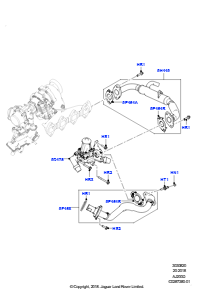 20AN Abgasrückführung L560 RANGE ROVER VELAR 2017 > (L560),Stufe V plus DPF