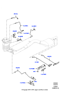 08AK Abgassensoren und Module L462 DISCOVERY 5 2017 > (L462),EU6D Diesel- + DPF-Emissionen