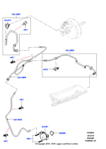 25F Unterdr.steuerung & Lufteinblasung L494 RANGE ROVER SPORT 2014 - 2022 (L494),Rechtslenker