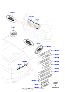 05B Schriftzüge L462 DISCOVERY 5 2017 > (L462)