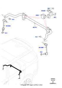 10D Querträger u. Stabilisator hinten L462 DISCOVERY 5 2017 > (L462)