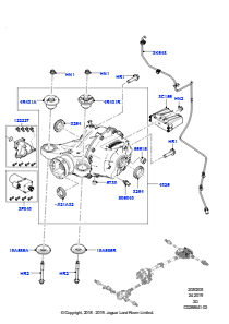 05D Hinterachse L462 DISCOVERY 5 2017 > (L462),Elektronisches Sperrdifferenzial