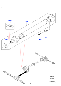 10C Gelenkwelle - Vorderachsantrieb L462 DISCOVERY 5 2017 > (L462)