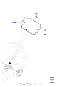 10B Hinterachsmodule und Sensoren L462 DISCOVERY 5 2017 > (L462),Elektronisches Sperrdifferenzial