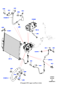 10H Kondensator/Kompr. - Klimaanl. L462 DISCOVERY 5 2017 > (L462),3,0 l DOHC GDI SC V6 BENZIN