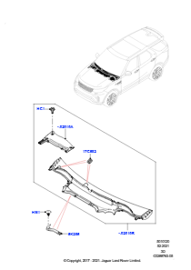 20B Windlaufoberteil und Anbauteile L462 DISCOVERY 5 2017 > (L462)